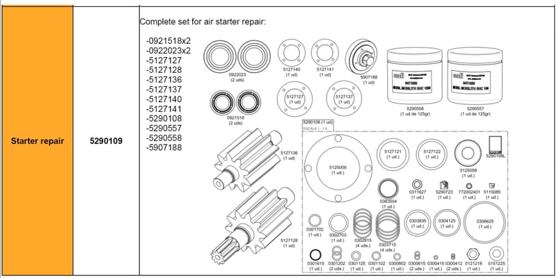 REP. KIT A27 VER. C 5290109 N7754